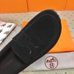 Hermes Lazy Loafer Black H252020Z 02395 - Image 6