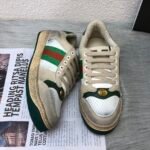 Gucci Screener Leather Sneaker White Perforated 570442 0Yi20 9582 - Image 3