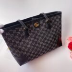 Gucci Ophidia Medium Tote Bag In Gg Denim Black 38Cm 631685 Un3Bg 1274 - Image 4