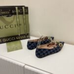 Gucci Women’S Gg Horsebit Ballet Flat Denim 635101 2Kq80 4462 - Image 4