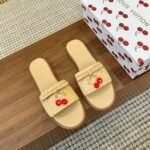 Louis Vuitton X Takashi Murakami Lily Flat Mule Raffia Beige 1Ahlrn - Image 2