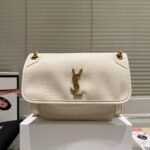 Saint Laurent Niki Vintage Medium In Grained White 28Cm 633178Aacyt9207 - Image 6
