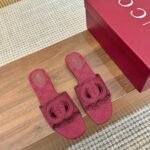 Gucci Women Slide Sandal With Interlocking G Rosso Ancora Red Gg Canvas ‎790447 9Sf00 8549 - Image 2
