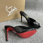 Christian Louboutin Me Dolly 100 Mules Black 1221318B439 - Image 6