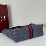 [Super Vip 1:1] Gucci Giglio Large Tote Bag Blue And White Gg Denim 60Cm ‎853971 Faffq 8864 - Image 5