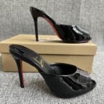 Christian Louboutin Me Dolly 100 Mules Black 1221318B439 - Image 4