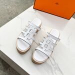 Hermes Isabella 30 Sandal White H241120Z 90350 - Image 2
