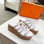 Hermes Isabella 30 Sandal White H241120Z 90350 - Image 3