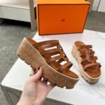 Hermes Isabella 30 Sandal Brown H241120Z 20400 - Image 3