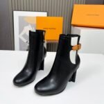 Louis Vuitton Silhouette Ankle Boot Black 1Acl6X - Image 8