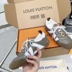 Louis Vuitton Lv Sneakerina Pistachio Brown 1Aiemt - Image 3