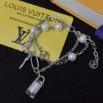 Louis Vuitton Lv Mix Chains Armband Silver M1380A - Image 3