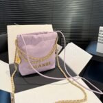 Chanel 22 Mini Handbag Purple 23Cm - Image 4