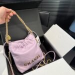 Chanel 22 Mini Handbag Purple 23Cm - Image 3