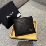 Prada Wallet With Triangle Logo Black 12Cm - Image 2