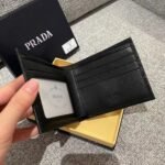 Prada Wallet With Triangle Logo Black 12Cm - Image 4