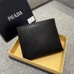 Prada Wallet With Triangle Logo Black 12Cm - Image 3