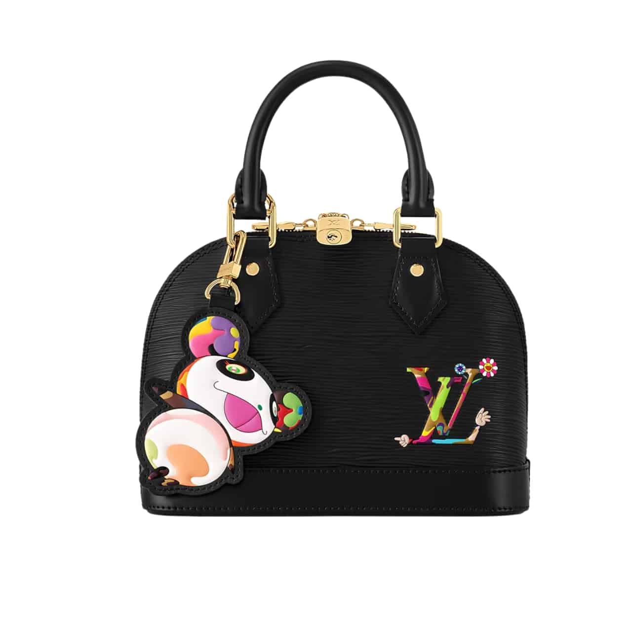 106-11 Louis Vuitton X Murakami Alma BB Black 23Cm M13670 - Image 1