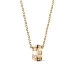 Louis Vuitton Le Damier De Pendant Yellow Gold Q03764