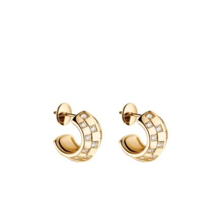 Louis Vuitton Le Damier De Earings Yellow Gold Q16521