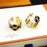 Louis Vuitton Lv Malletage Earrings Gold M01685 - Image 5
