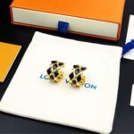 Louis Vuitton Lv Malletage Earrings Gold M01685 - Image 7
