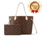 [Super Vip 1:1] Louis Vuitton Neverfull MM Monogram Canvas Cerise Red 31Cm M46987