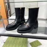 Gucci Women’s Horsebit Boot Black 798724 0Gq00 1000 - Image 5