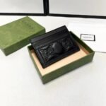 Gucci Gg Matelassé Card Case Black 10Cm 723790 Um8Ig 1000 - Image 3