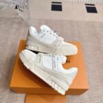Louis Vuitton Lv Trainer Sneaker Beige 1Ahtm9 - Image 5