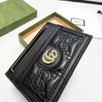 Gucci Gg Matelassé Card Case Black 10Cm 723790 Um8Ig 1000 - Image 5