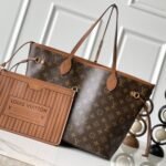 [Super Vip 1:1] Louis Vuitton Neverfull Inside Out MM Tan 31Cm M12061 - Image 2