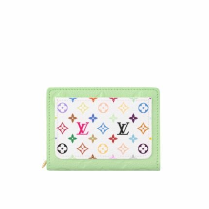 Louis Vuitton X Murakami Portefeuille Claire Green Tea 11Cm M13619