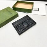 Gucci Gg Matelassé Card Case Black 10Cm 723790 Um8Ig 1000 - Image 8