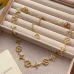 Louis Vuitton Lv Lace Necklace Gold M01057 - Image 4
