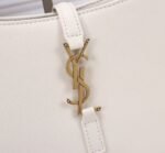 Saint Laurent Le 5 À 7 Hobo Bag In Smooth Leather White 23Cm 6572282R20W9207 - Image 7