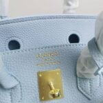 Hermes Birkin 35 Togo Leather Gold Hardware Blue 35Cm - Image 6