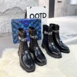 Louis Vuitton Territory Flat Ranger Boots Black 1A9Hae - Image 9