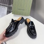 Gucci Women’S Mule With Horsebit Black 764207 Ds800 1000 - Image 5