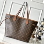 [Super Vip 1:1] Louis Vuitton Neverfull Inside Out MM Tan 31Cm M12061 - Image 4