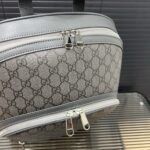 Gucci Ophidia Medium Backpack Grey 43Cm 821938 Faefh 8793 - Image 4