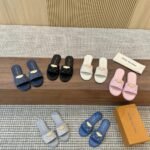 Louis Vuitton Lily Flat Mule Blue 1Agx78 - Image 6