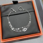 Hermes Crystals Bracelet Silver - Image 2