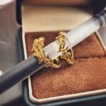 Louis Vuitton Lv Iconic Earrings Gold M01841 - Image 2