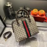 Gucci Ophidia Gg Logo Medium Top Handle Bag Beige And Brown 34Cm - Image 5