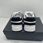 Chanel Printed Suede Sneaker White And Black G39230 X56689 K4718 - Image 4