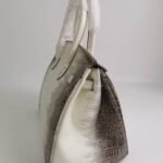 Hermes Birkin 30 Niloticus Himalaya Blanc Finish Gold Kelly 30Cm - Image 6