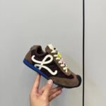 Loewe Ballet Runner 2.0 in nylon Brown Yellow And Blue LBR2282X11 - Image 4