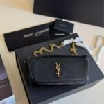 Saint Laurent Gaby Phone Case Bag Black 19Cm - Image 7