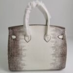 Hermes Birkin 30 Niloticus Himalaya Blanc Finish Gold Kelly 30Cm - Image 3